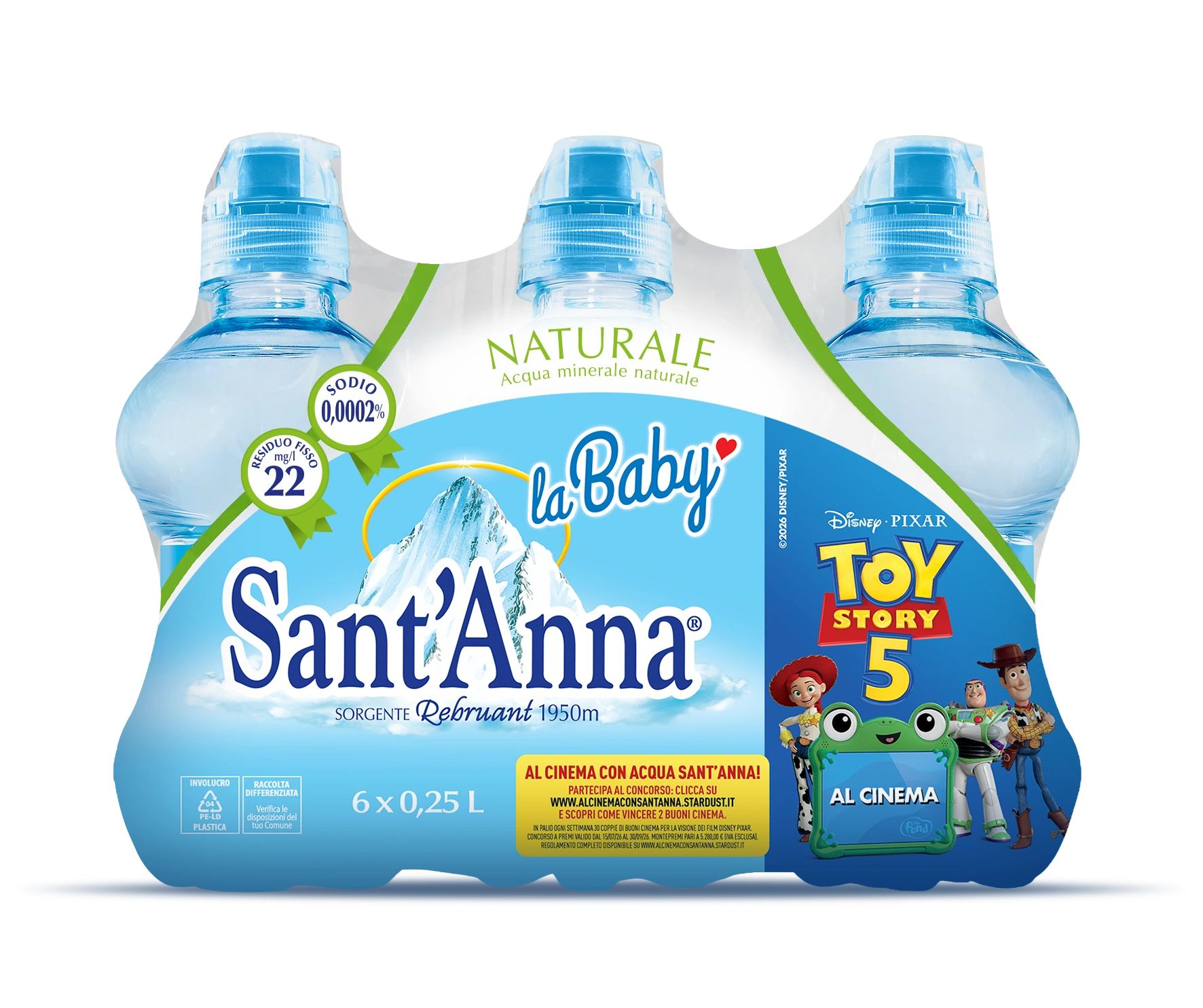 Fardello Sant’Anna Baby in co-branding con Toy Story 5
